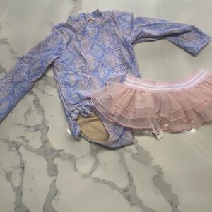 Shade Critters Multi Python One Piece Long Sleeve w/ Tutu